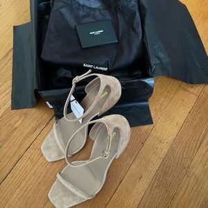 Nude YSL Opyum heels